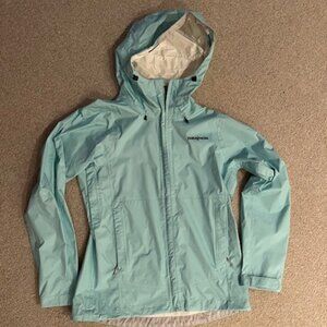Patagonia Women's Rain Jacket, Small, Mint Green